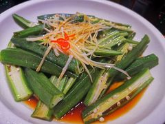 白灼秋葵-胶东海鲜大排档(北太平庄店)
