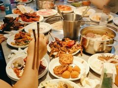 -锅儿欢海鲜火锅烤肉自助餐(东港凯虹店)