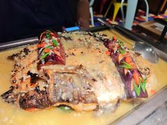 金银蒜香烤鱼-探鱼·鲜青椒爽麻烤鱼(北京路天河城店)