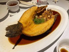 黄油花雕浸笋壳鱼-玫瑰厅上海菜(兴国路店)