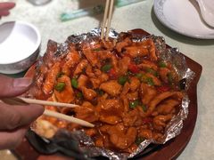 -东来菜馆•手抓海鲜家常菜•海鲜锅贴(鸽子窝店)