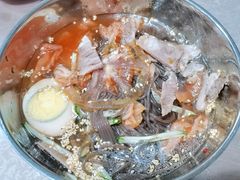 -吉林延边牛肉汤饭，大冷面