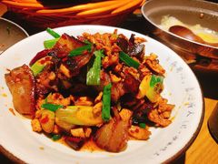 土萝卜干炒土腊肉-吃饭皇帝大(合生汇店)