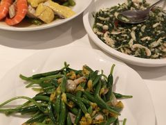 荠菜菌菇烩虾仁-宏玲餐厅(四川南路店)