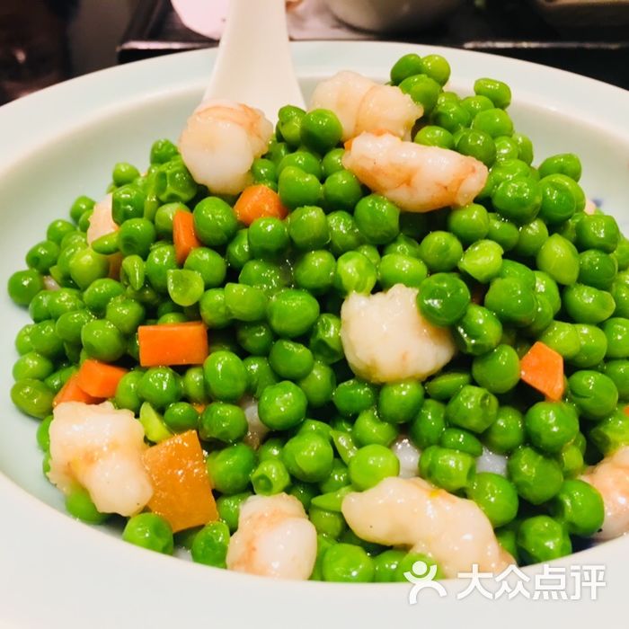 几荷餐厅甜豆炒虾仁图片-北京其他中餐-大众点评网