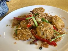 避风塘炒藕饼-桃园盛宴·岭南粤菜·手工茶点(南庄店)