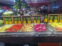 自助取餐区-九寸花汀海鲜烤肉自助(中东迪克店)