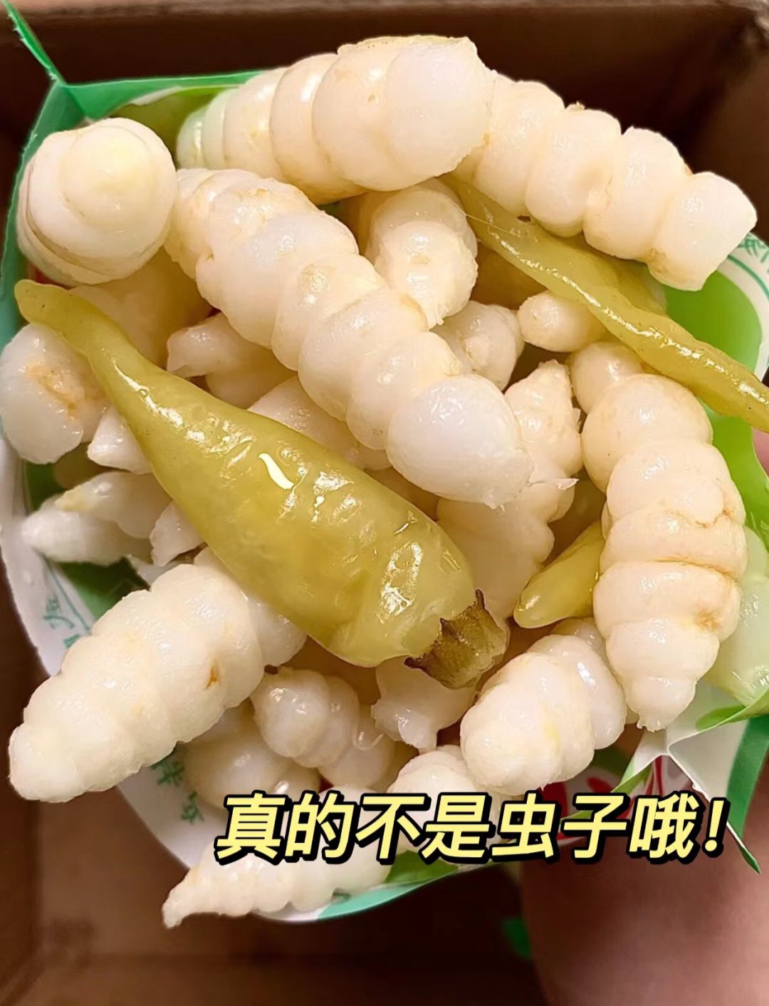 四川泡菜白色的像虫图片