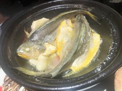 金榜黄花鱼-恭喜上堓砂锅焗·海鲜大排档(闵行龙湖店)