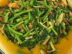 酸笋炒空心菜-浩海火燒雲傣家菜(静安芮欧店)