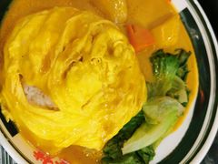 咖喱芝士滑蛋饭-港爺茶檔·茶餐厅(东晓南路店)