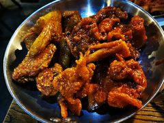 辣子鸡拼酱油鸡-MI WU FACTORY米屋美食工厂餐厅(绿地店)