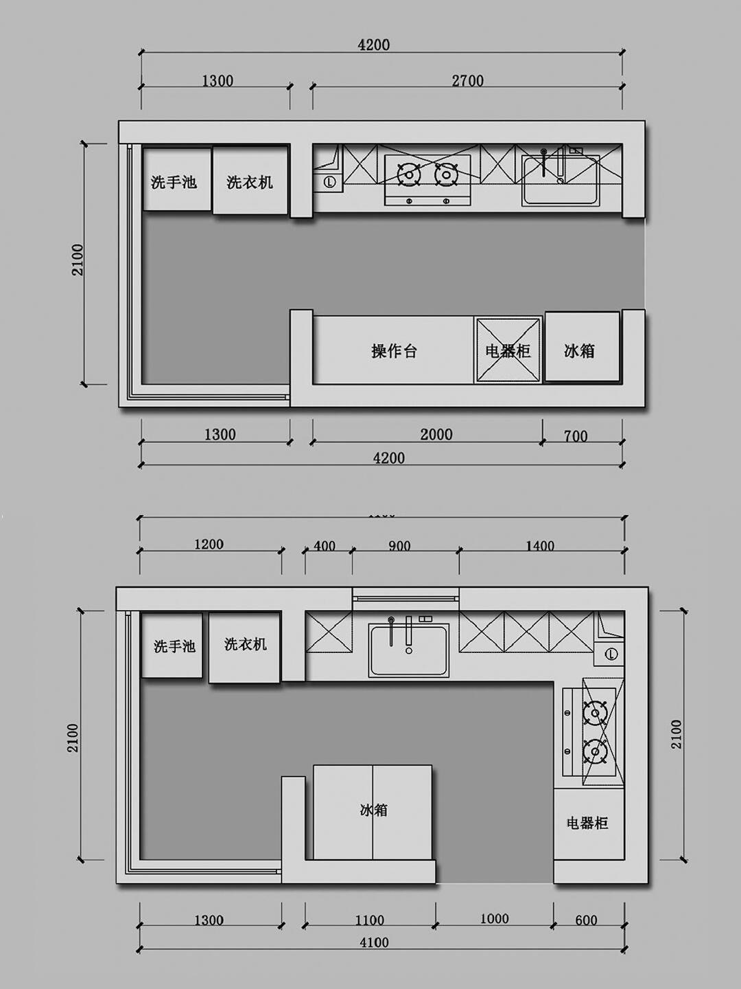 厨房布局大全来了,快快抄作业