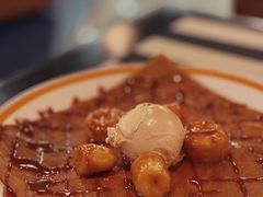 火焰酒燃烧的可丽饼-La Creperie法餐厅(芮欧百货店)
