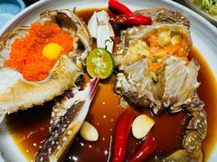 -草家酱蟹炭火烤肉店(珲春南路二店)