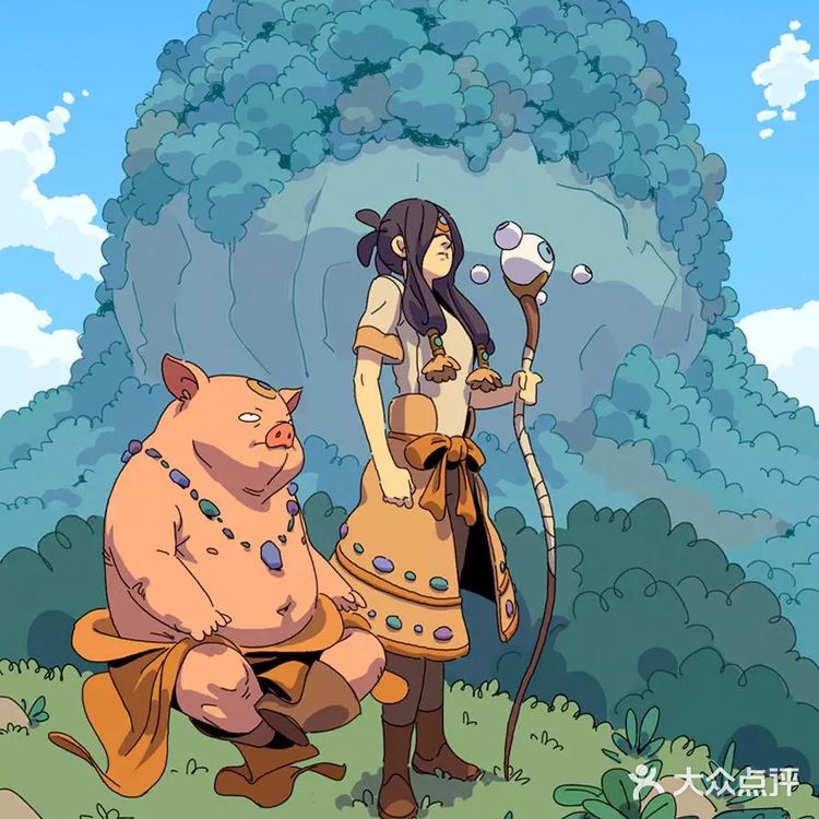 吉卜力风格插画,简单又美好的小清新!