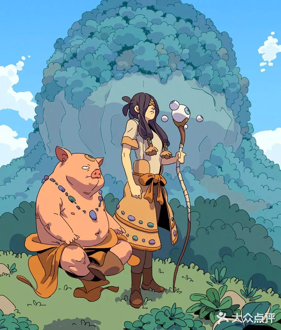 吉卜力风格插画，简单又美好的小清新！