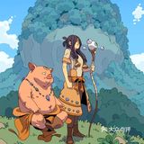 吉卜力风格插画，简单又美好的小清新！