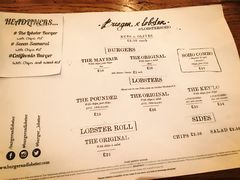 菜单-Burger & Lobster(Dean Street)