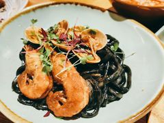乌卒卒墨鱼汁乌冬面-小森师傅(宝安大仟里店)