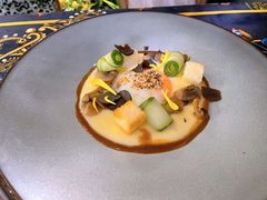 菌菇温泉蛋配土豆泥-第101座花园餐厅(湖滨88店)