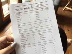 菜单-WILDS 野有食(碧坞店)