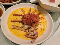 帝王蟹蒸蛋-谷语中餐厅