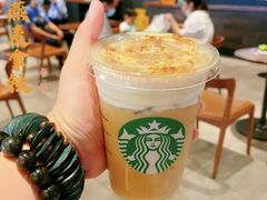 焦糖慕斯燕麦拿铁-星巴克(绍兴诸暨万达广场店)