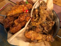 炸鸡翅一半一半-富乐满韩国正宗炸鸡韩国料理(虹泉路店)