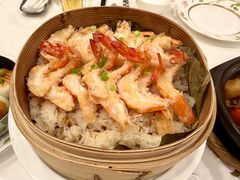 金蒜糯米蒸海生虾-翠园(北京王府中环店)