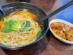 虾仁猪肝面-大龙汤包