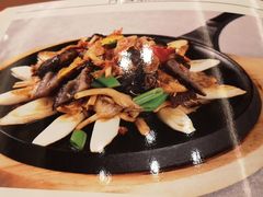 XO酱野菌爆海参-广州天河合景福朋喜来登酒店 · 聚味轩中餐厅