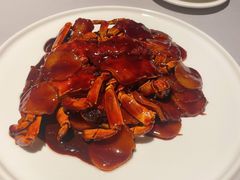 毛蟹炒年糕-屋里厢上海菜馆