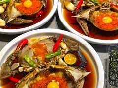 -草家酱蟹炭火烤肉店(珲春南路一店)