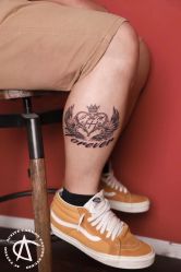 腿部-AC TATTOO 纹身