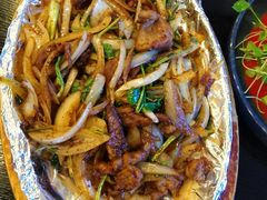 葱爆羊肉-和园餐厅