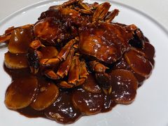 毛蟹炒年糕-屋里厢上海菜馆