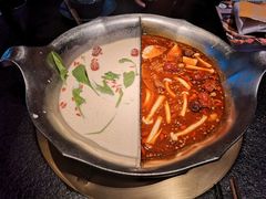 台式麻辣花胶鸡鸳鸯锅-湊湊火锅·茶憩(世博大道店)