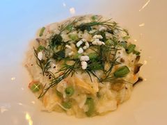 芦笋烩饭配蟹肉和香草-Jean Georges