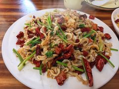 炒扇贝边-禄源饭店