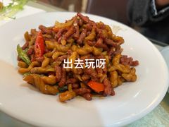 麻花牛肉丝-长春观斋补堂素菜馆