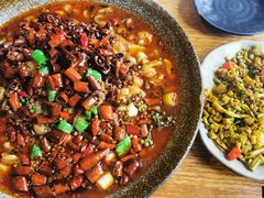 酸豆角肉沫-小天府川菜馆(魏公村店)