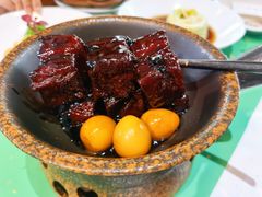 普洱鹌鹑蛋红烧肉-荷风细雨·中国茶宴(碧云店)