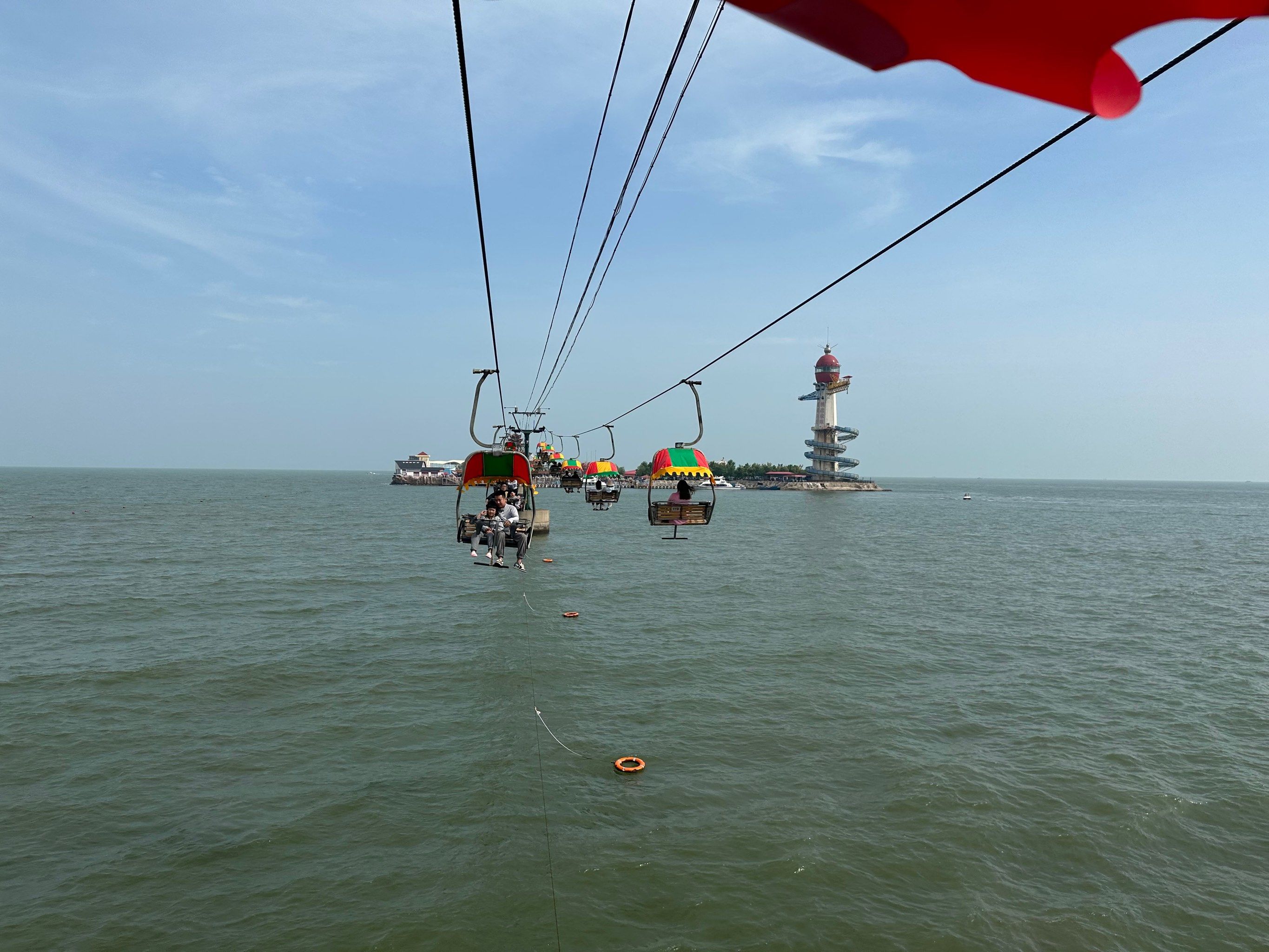 仙螺岛赶海 海上缆车get