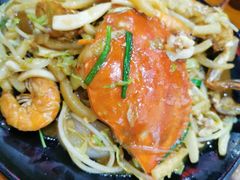 白蟹炒年糕-台州老六海鲜面馆(上南总店)