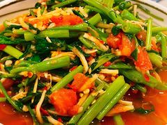 酸笋炒空心菜-浩海火烧云傣家菜(蓝港店)