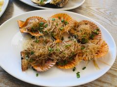 粉丝蒸扇贝-红月湾海鲜饭店•沙滩海景(双月湾店)