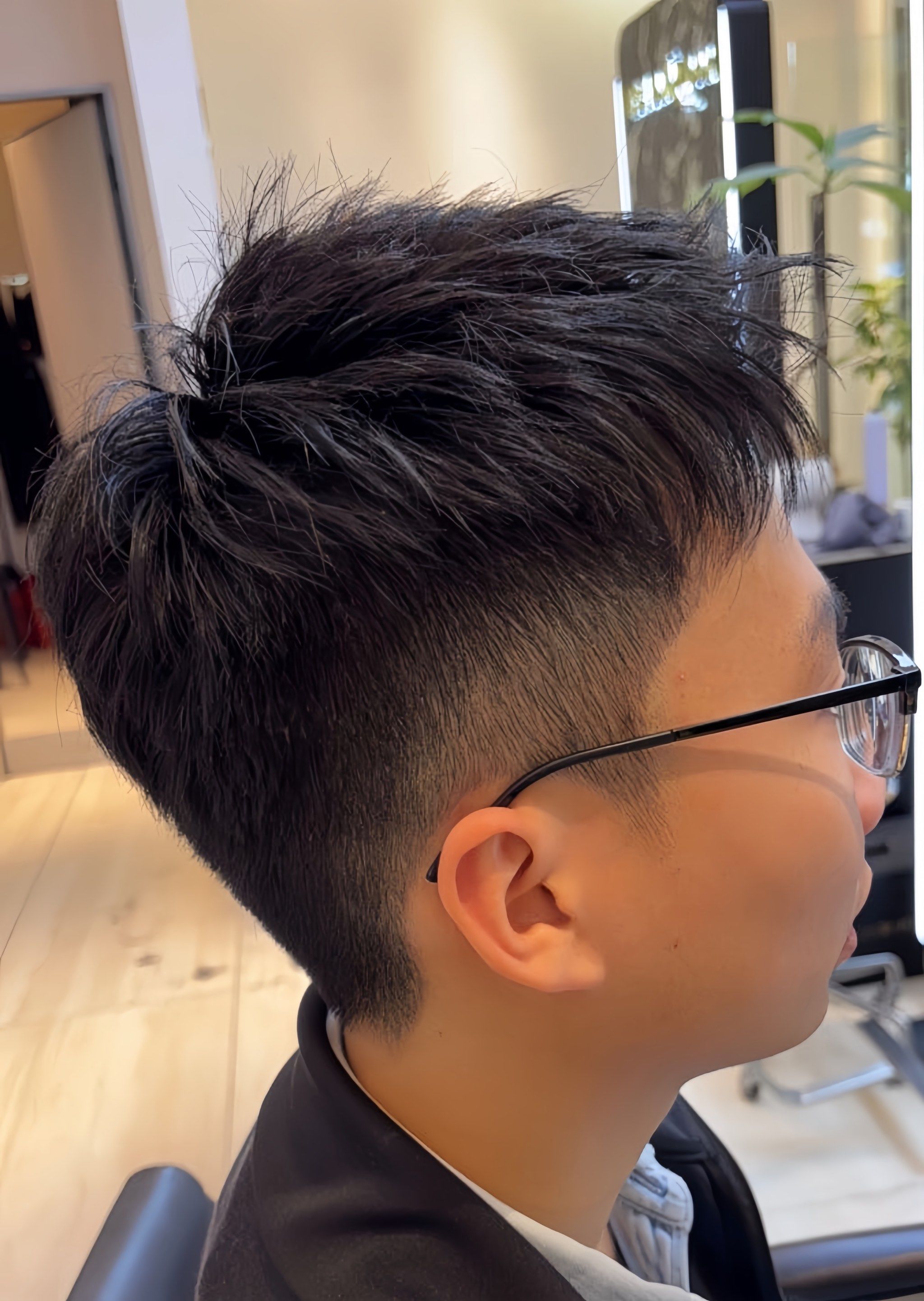 男生自然卷发型 #男士理发 好打理的前刺发型设计