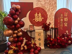 -鲸舞气球派对·宝宝宴·十岁生日布置·轻奢品牌形象店