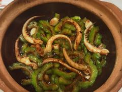 啫啫虾米鱿鱼凉瓜-稻香酒家·33年老字号·港式粤菜(富邦中心店)